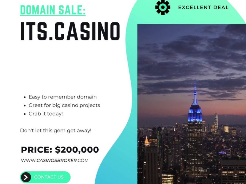 Casino-Domain zu verkaufen: ITS.casino