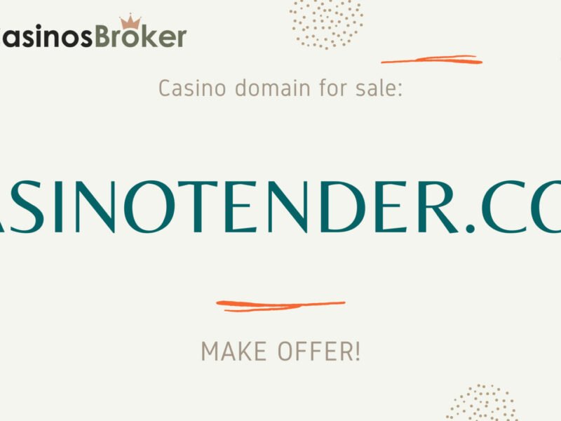 Casino domain sale - CasinoTender.com