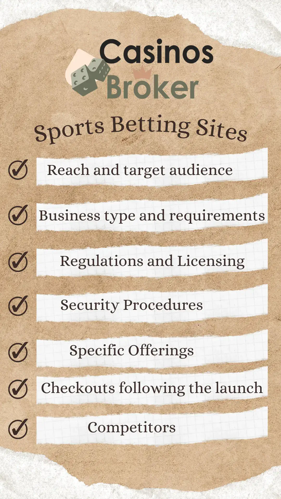 sports betting sites checklist